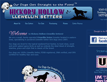 Tablet Screenshot of hickoryhollowllewellins.com